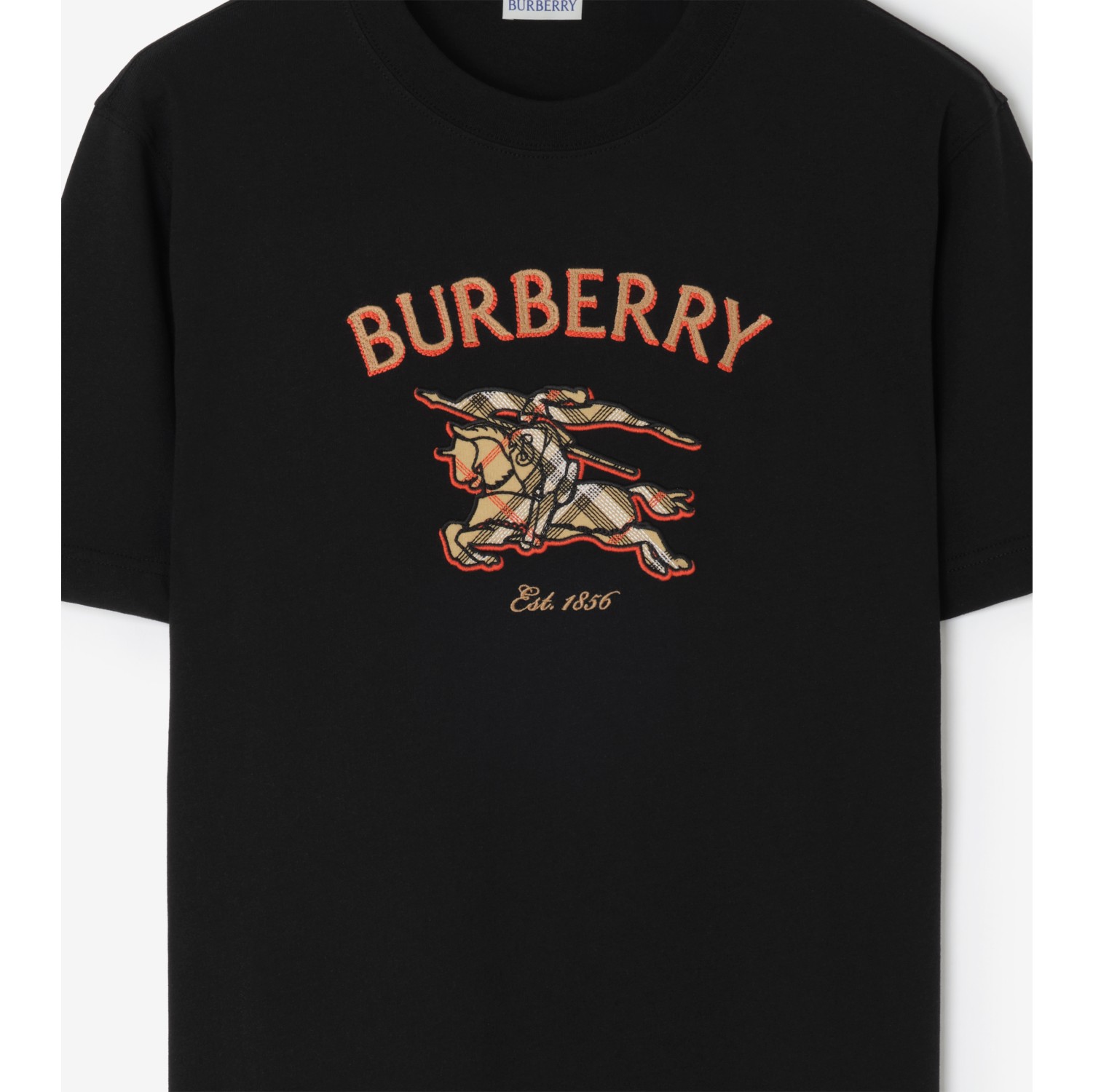 Knight Check Cotton T-shirt