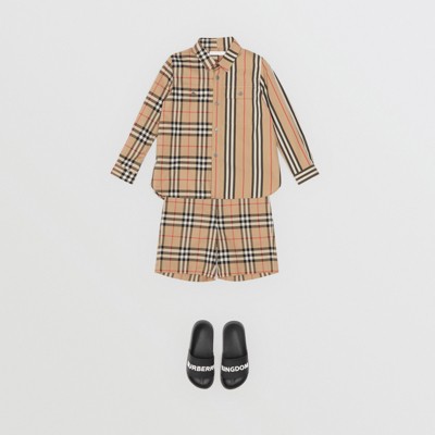 burberry vintage check shorts