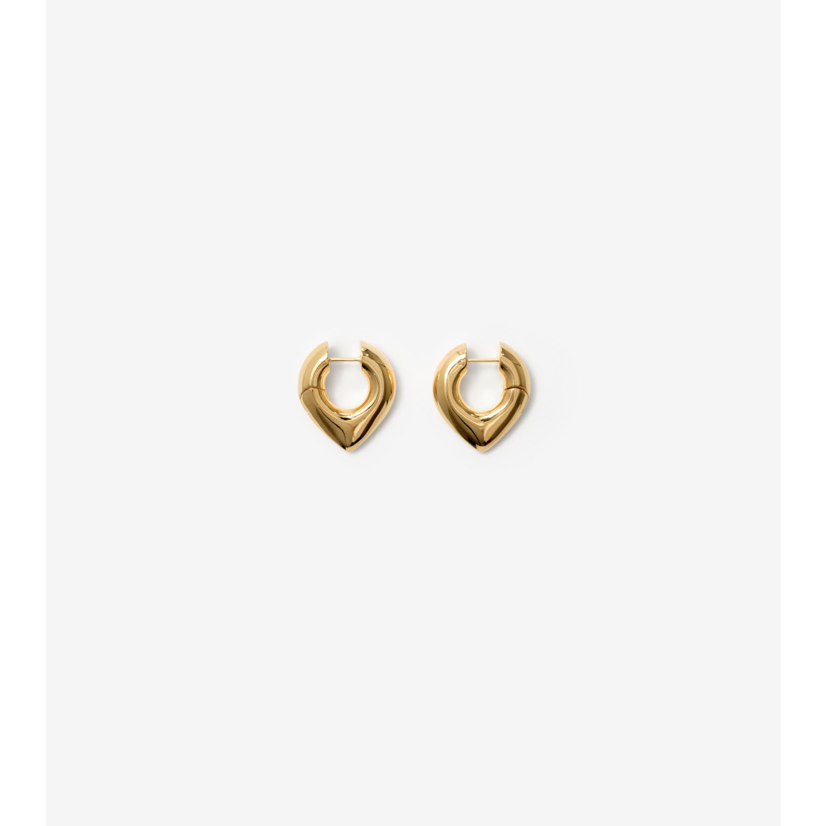 Burberry Thorn Hoop Earrings In Gold