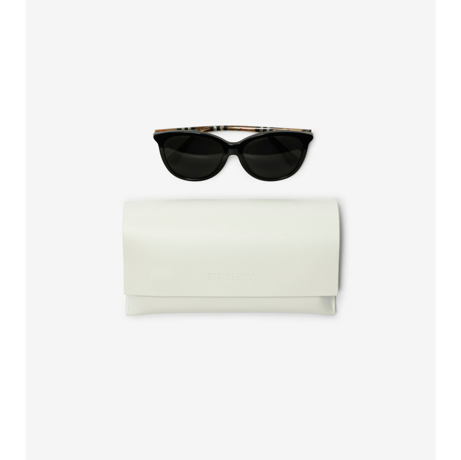 Tubular Check Round Sunglasses​