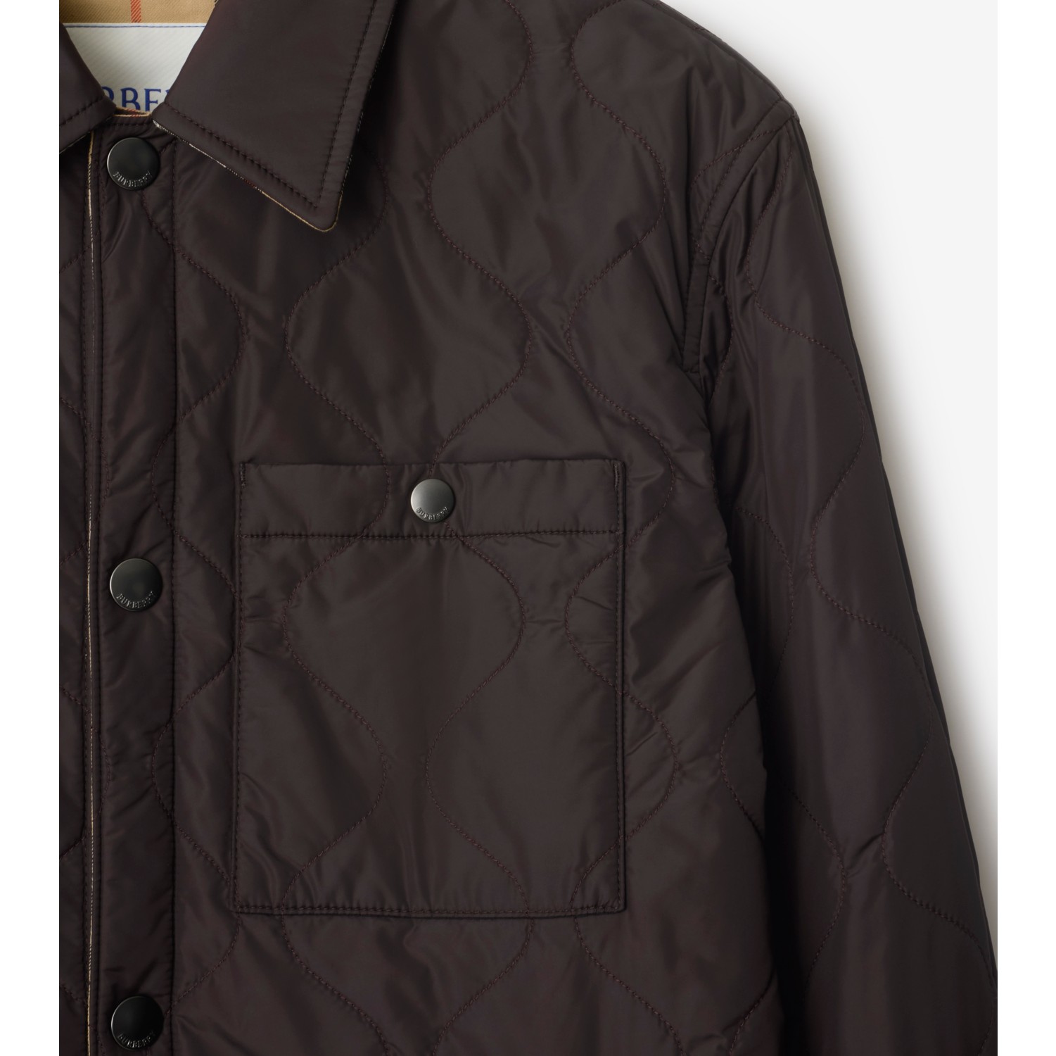 Reversible Quilted Nylon Overshirt