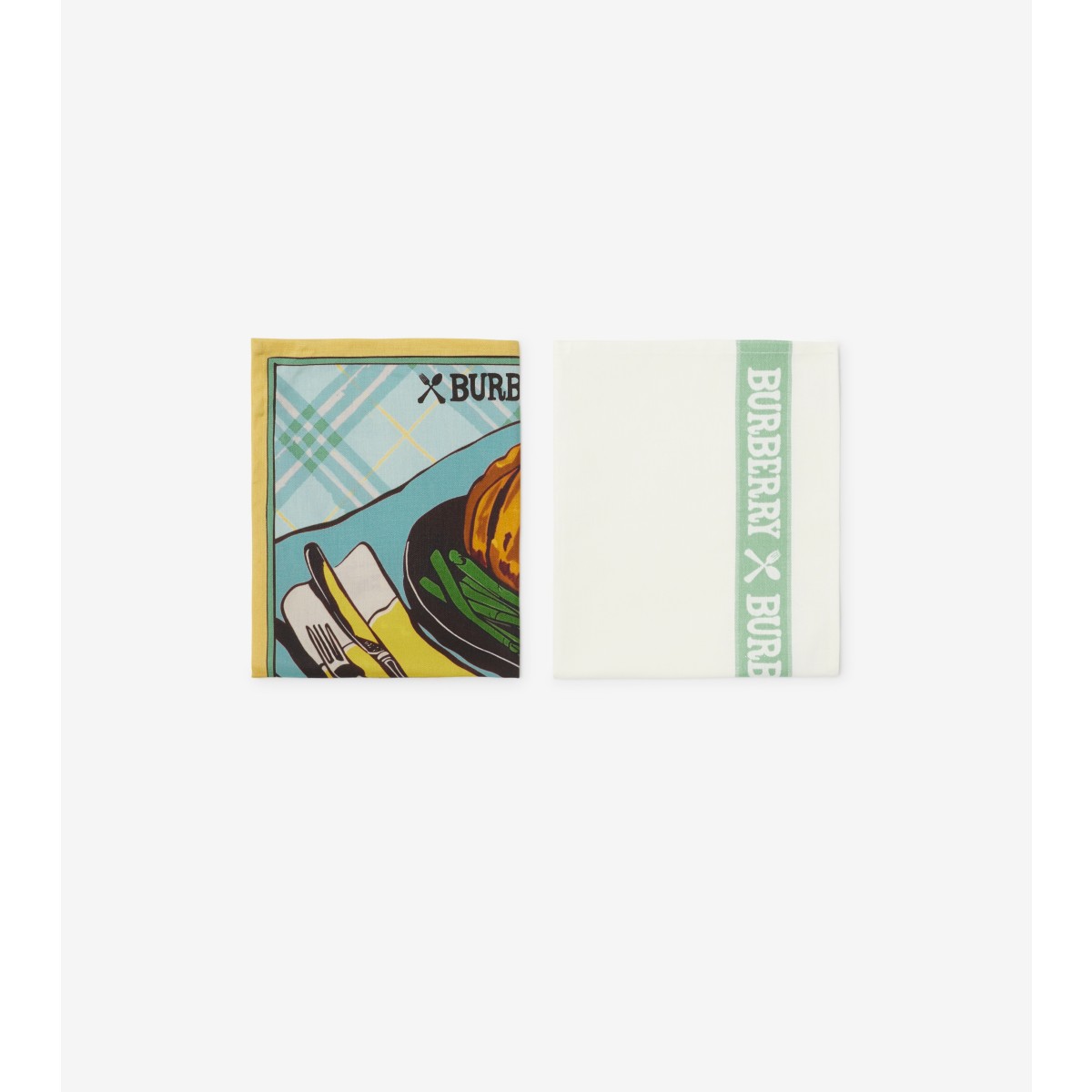  Check Recipe Tea Towel Set