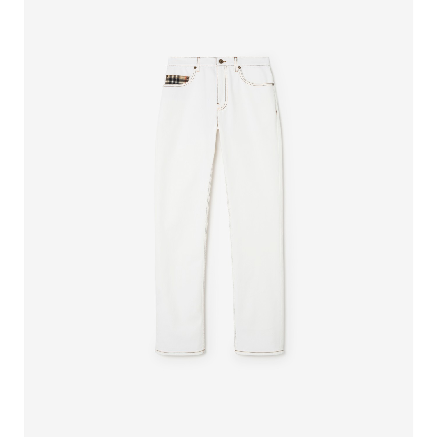 Mid-rise Straight Jeans