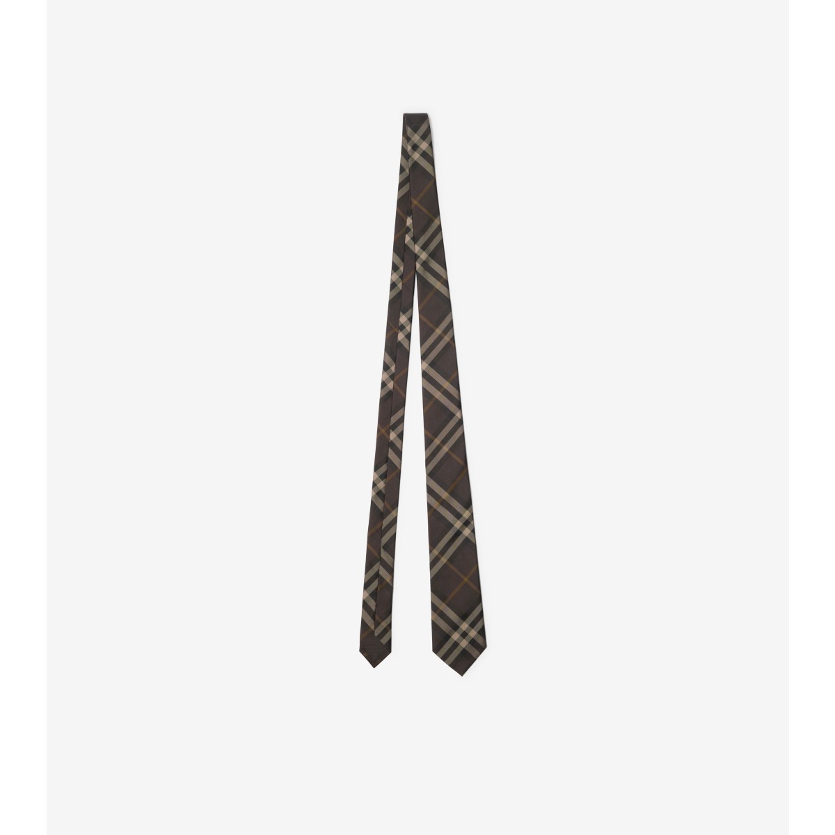  Check Silk Tie