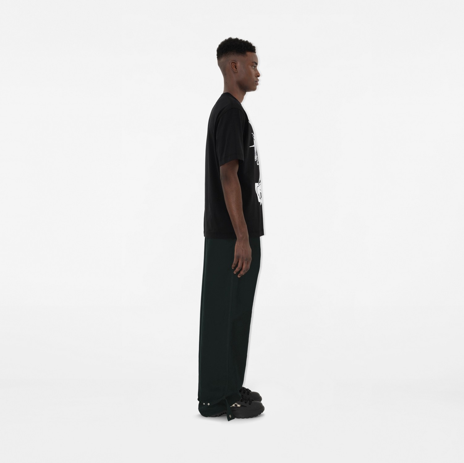 EKD Cotton T-shirt in Black - Men | Burberry® Official EKD Cotton T-shirt in Black - Men | Burberry® Official