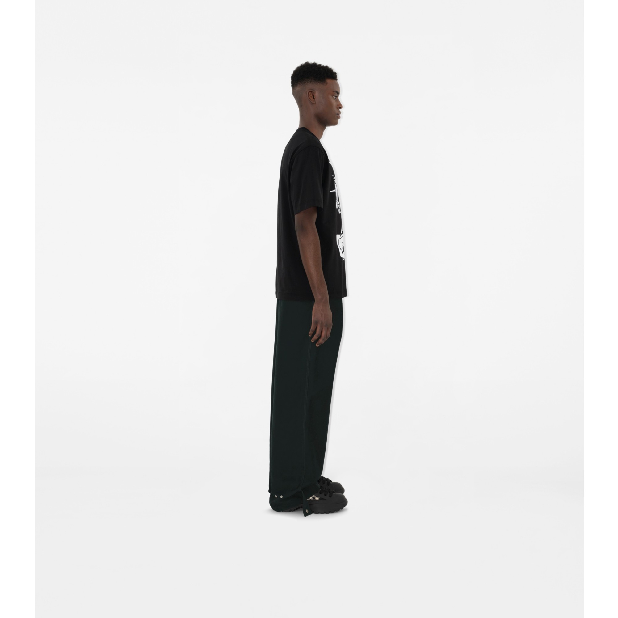 EKD Cotton T-shirt in Black - Men | Burberry® Official