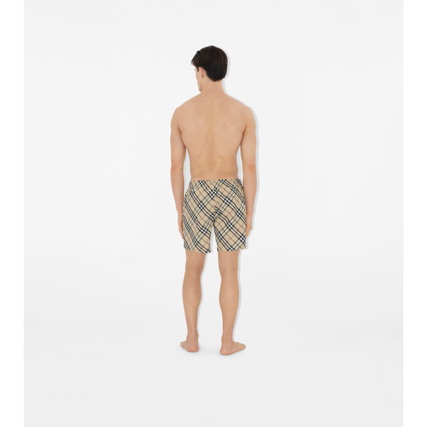 Schwimmshorts in Check