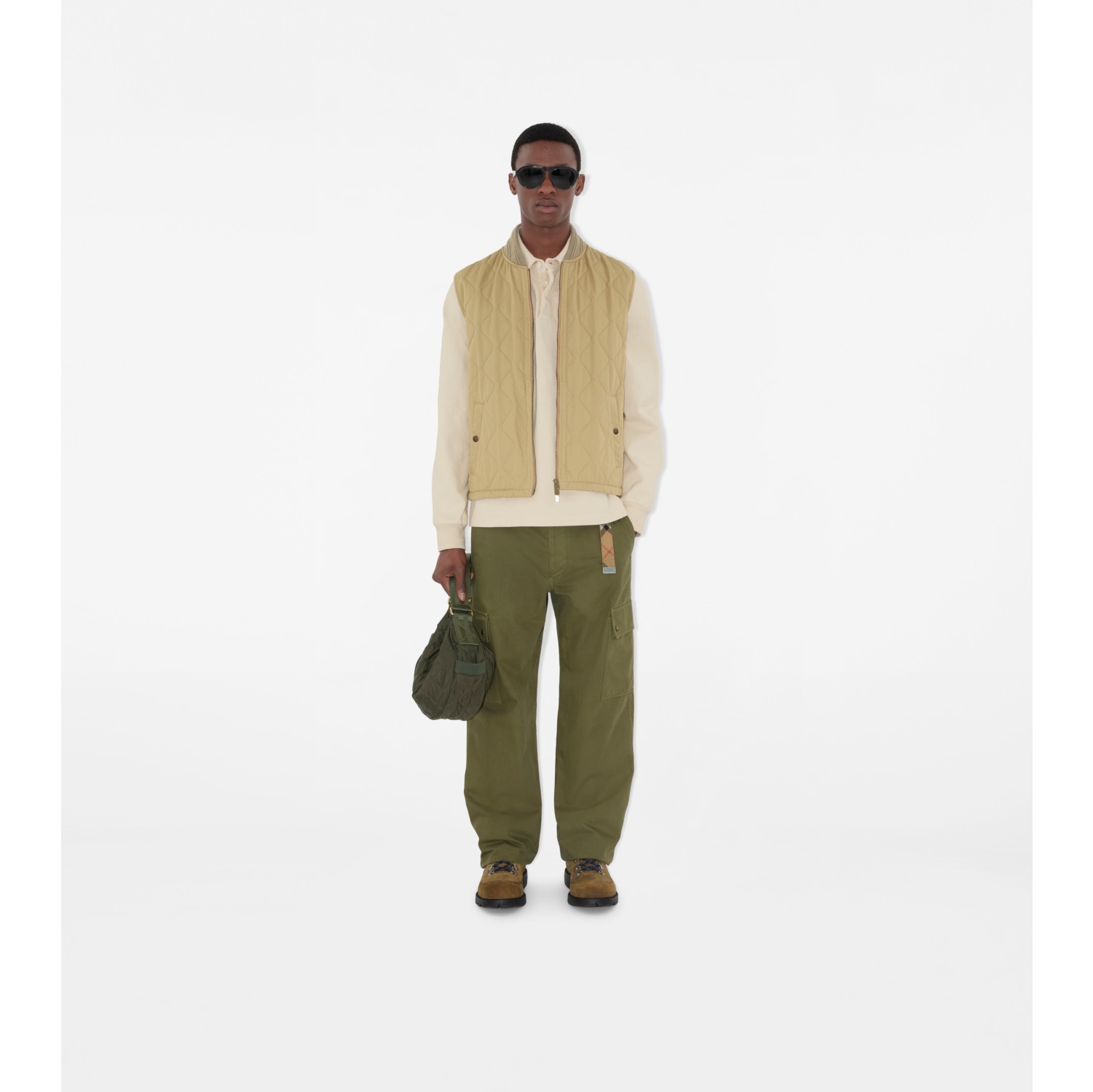 Quilted Gabardine Gilet