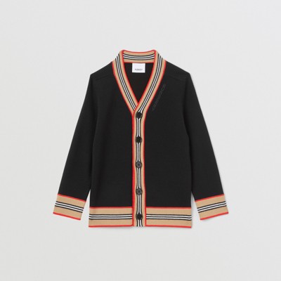 burberry cardigan black
