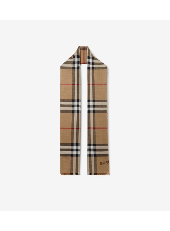 ラグジュアリー 軽量スカーフ | Burberry® 公式サイト