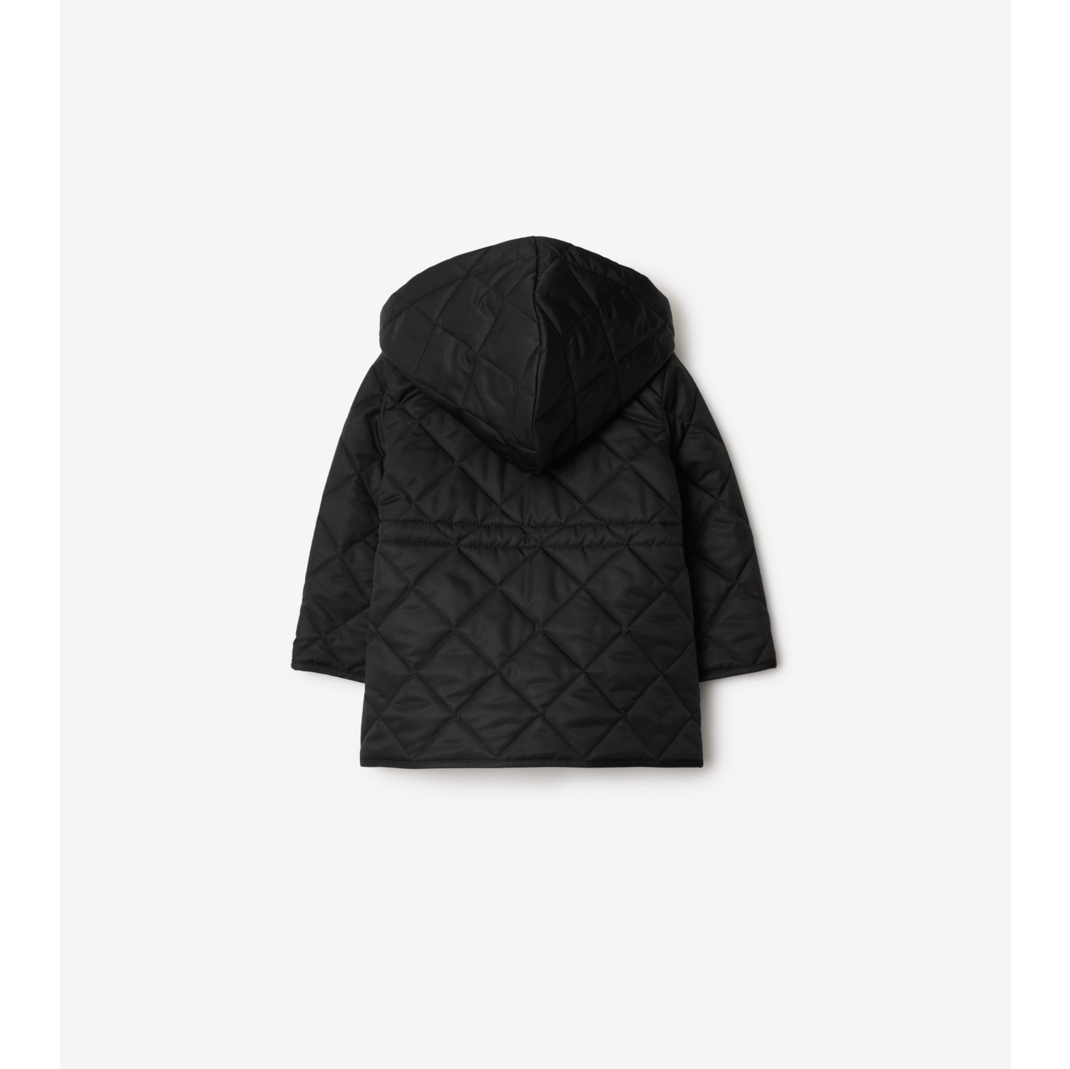 Quilted Coat in Black | Burberry® Official