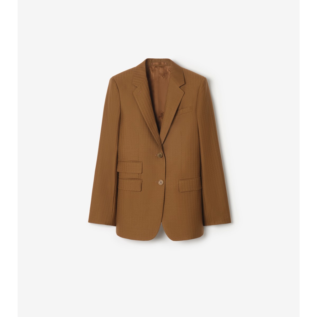  Stripe Wool Mohair Tailored Jacket