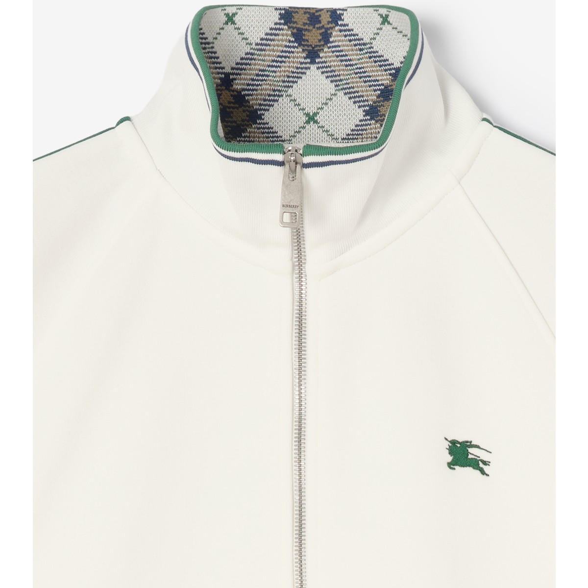  Check Nylon Cotton Tennis Jacket