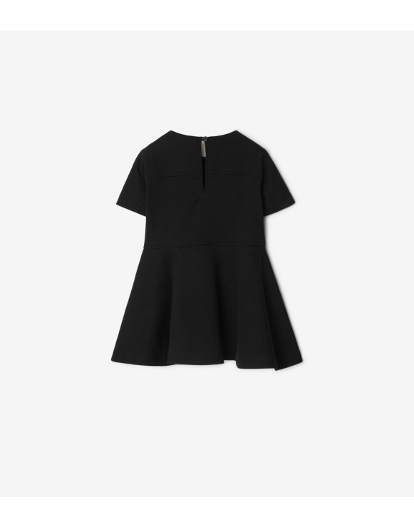 Check Label Cotton Dress