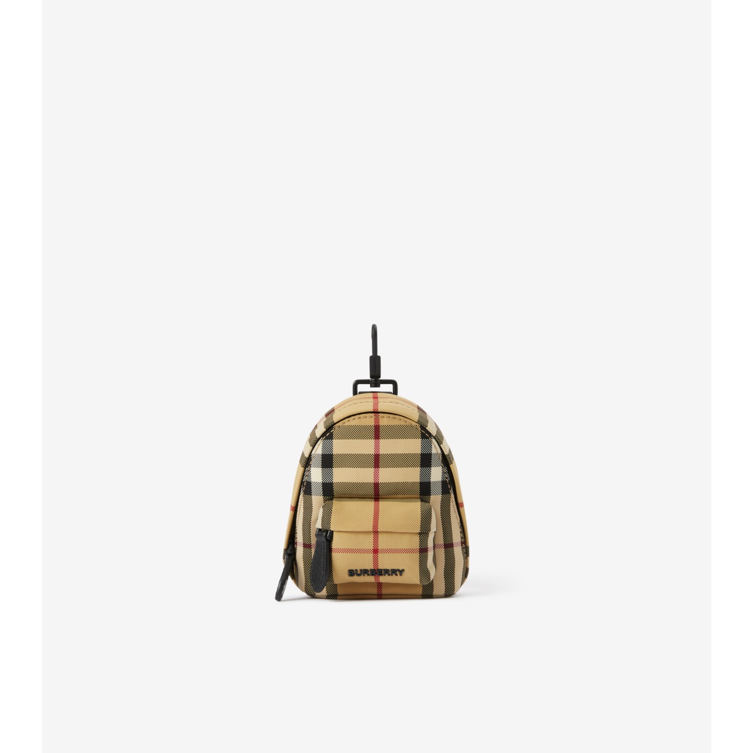 チェック バックパックチャーム (アーカイブベージュ) - メンズ | Burberry®公式サイト