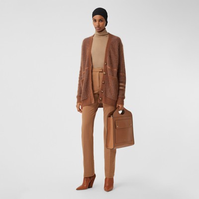 burberry mohair cardigan