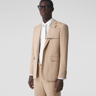 white burberry suit