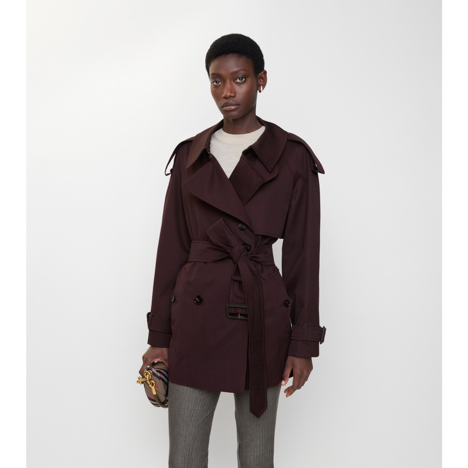 Short Gabardine Fitzrovia Trench Coat