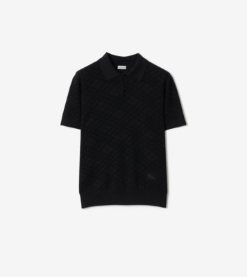 BURBERRY ブラック ポロシャツ SP コットンポロシャツ (ブラック) - メンズ, コットン | Burberry®公式サイト