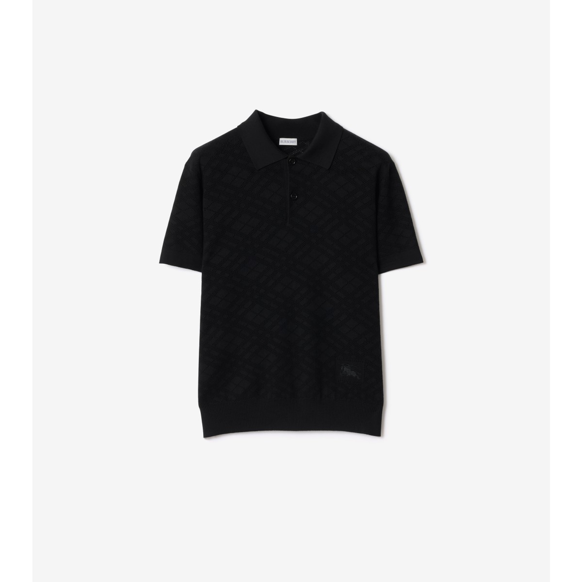  Check Wool Polo Shirt