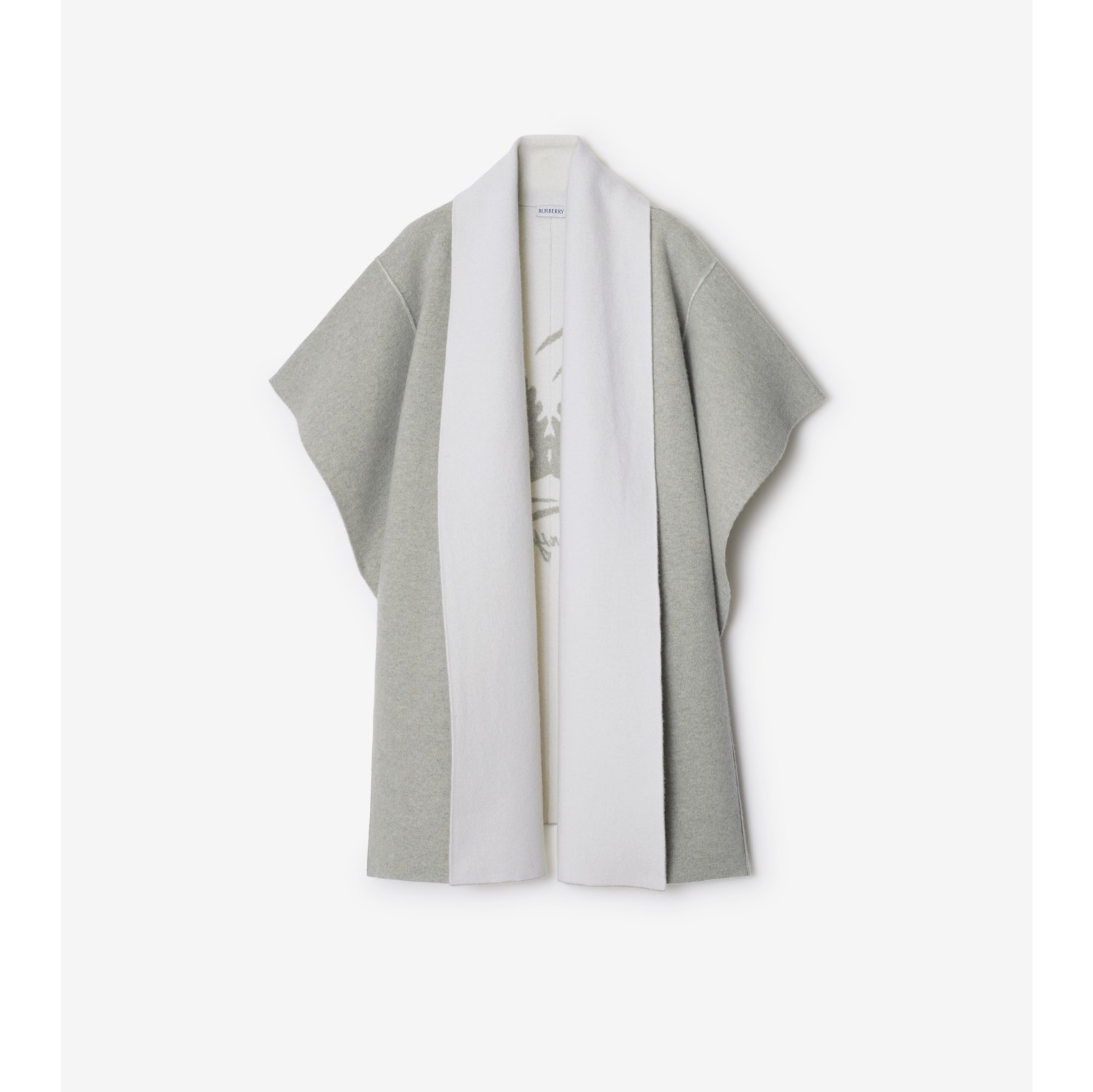 Burberry grey cape on sale