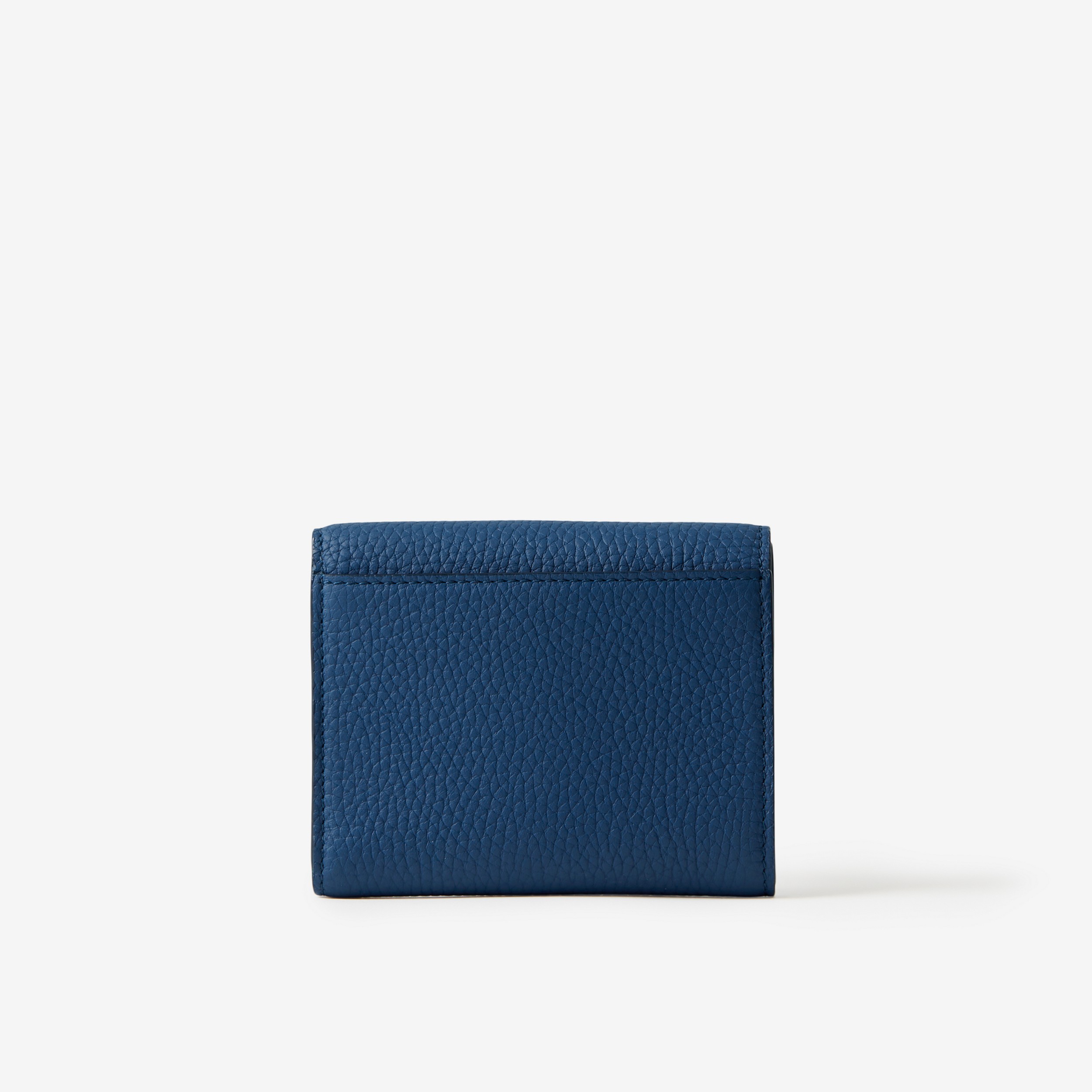 Grainy Leather TB Folding Wallet in Rich Navy - Women | Burberry® Official - 3