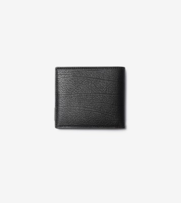 B Cut Bifold Wallet In Black - Men, Leather | Burberry® Official