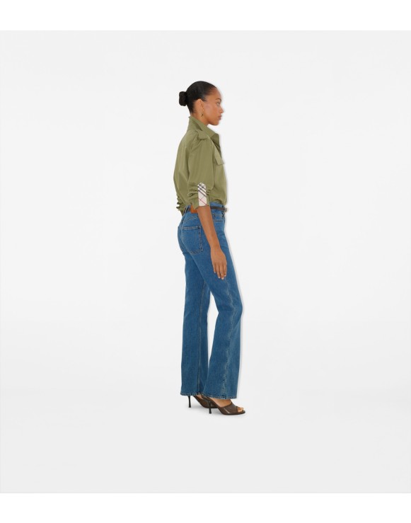 Jean bootcut taille haute