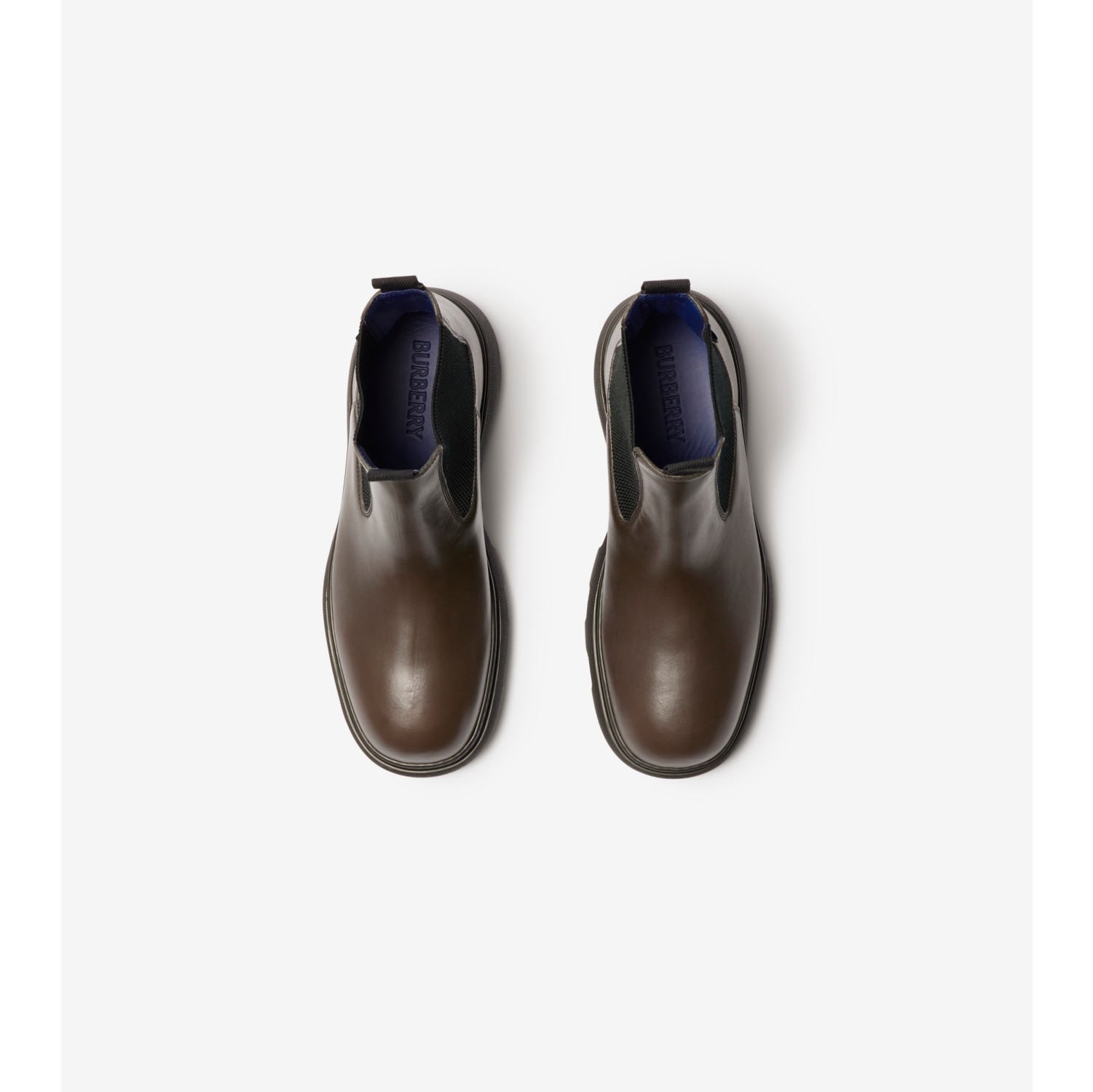 Leather Creeper Low Chelsea Boots