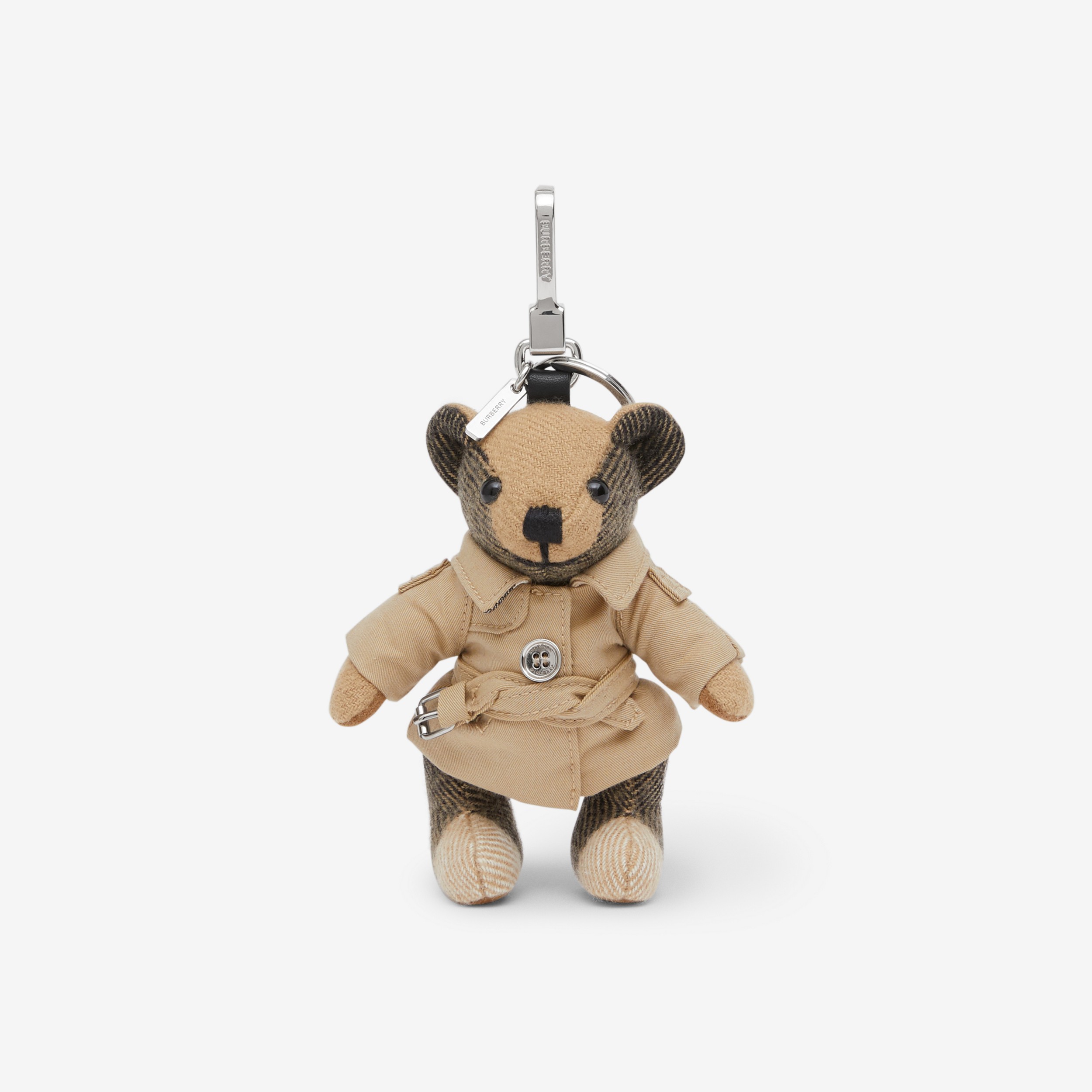 Thomas Bear Charm in Trench Coat in Archive Beige - Women | Burberry® Official - 1