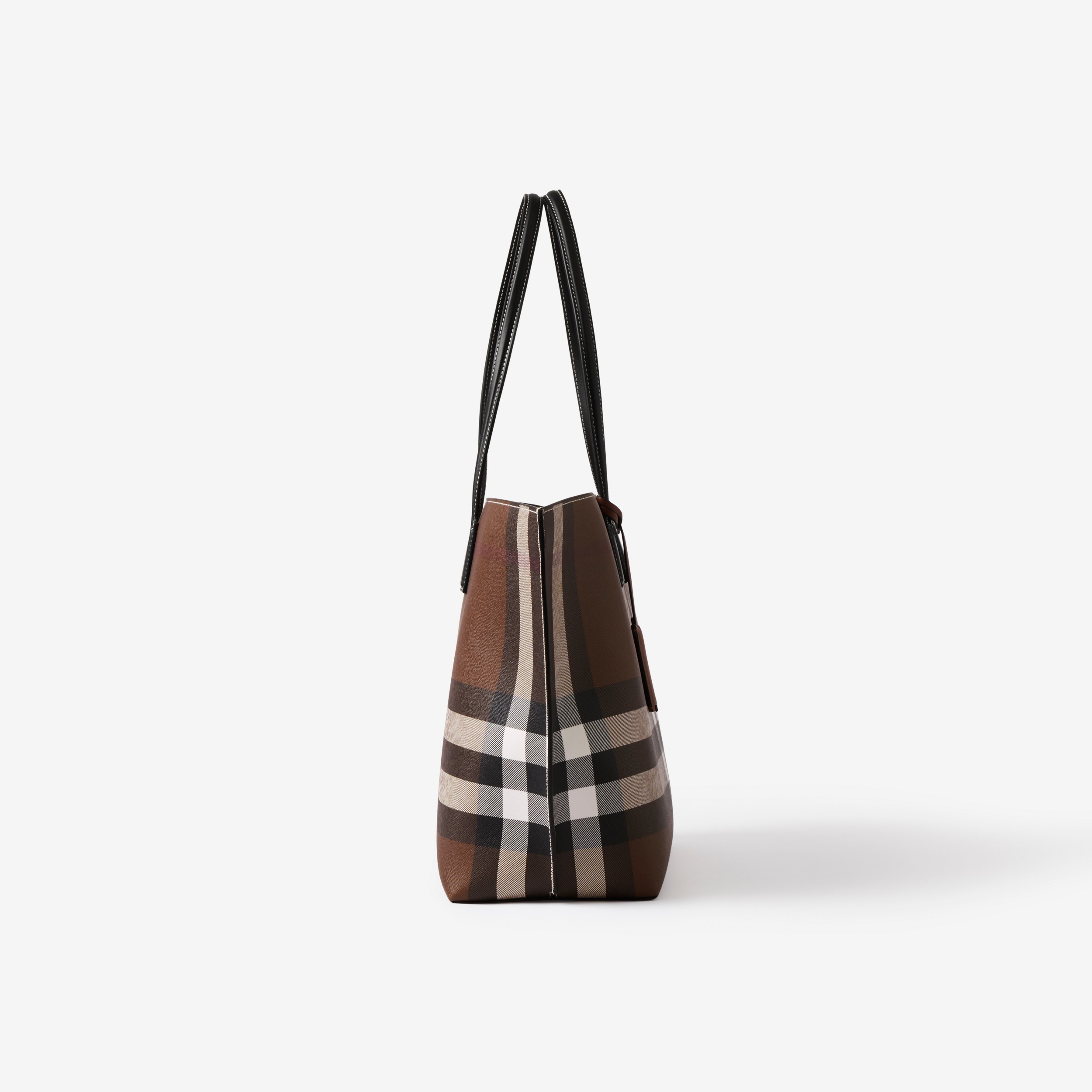 Check Tote in Dark Birch Brown | Burberry® Official - 2