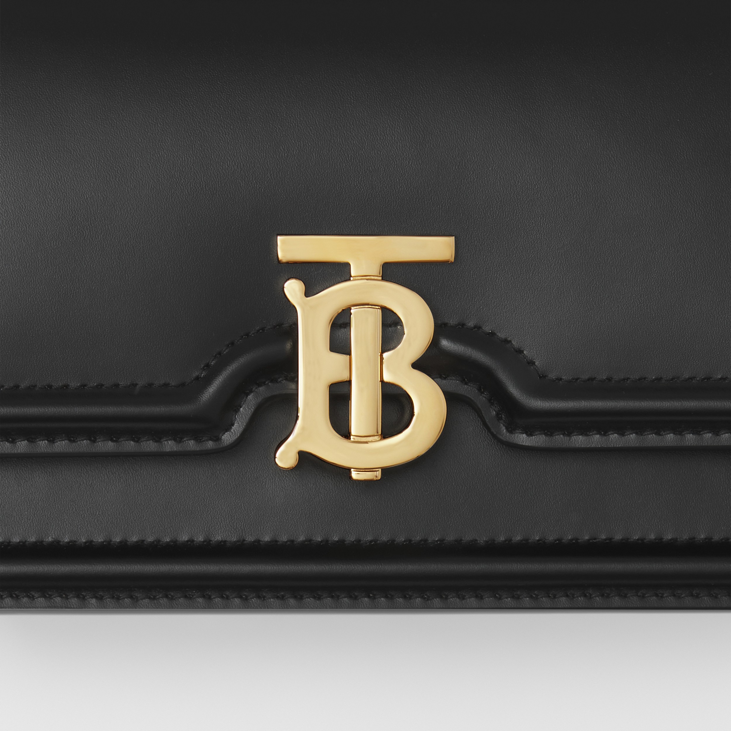 Mini Leather Chain TB Bag in Black - Women | Burberry® Official - 2