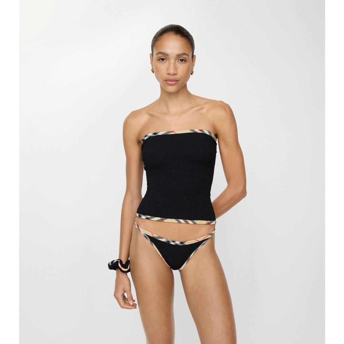  Check Devyn Swim Skirt/Tube Top