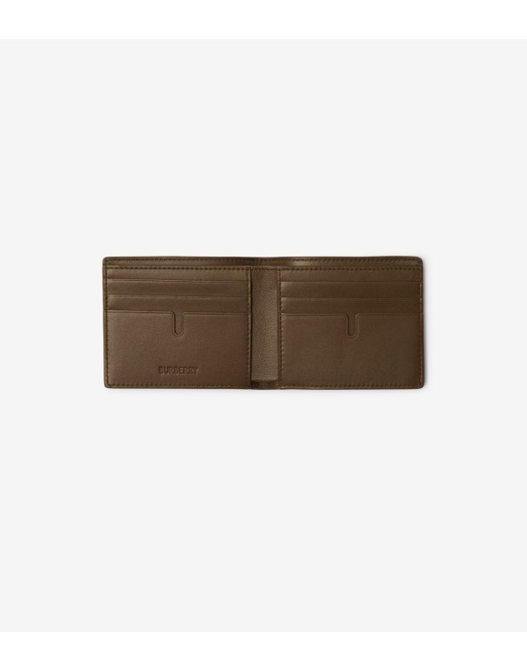 Burberry wallet mens leather best sale