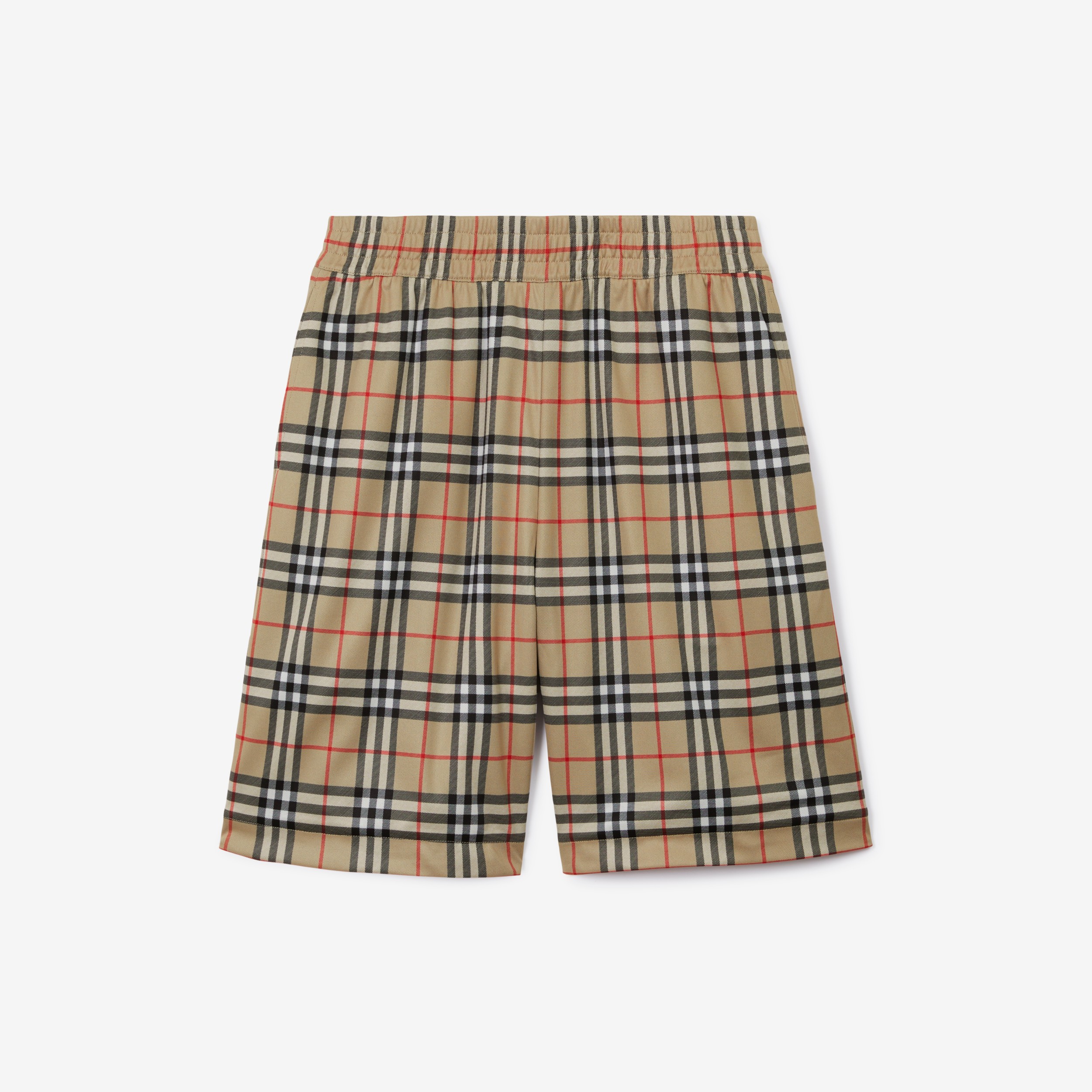 Noord Amerika Mand Drama Vintage Check Shorts in Archive Beige - Men | Burberry® Official