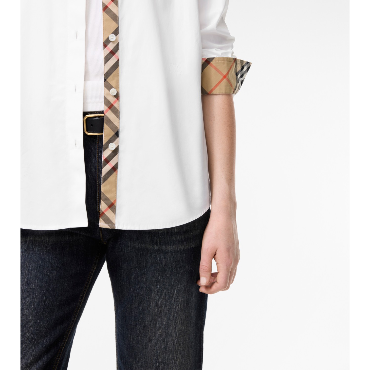 Classic Fit Cotton Poplin Shirt - thumbnail 3