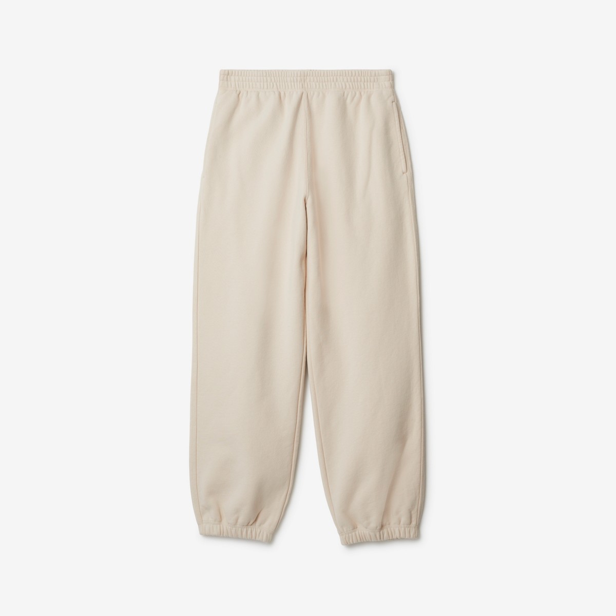 Burberry Cotton Jogging Trousers In Gold
