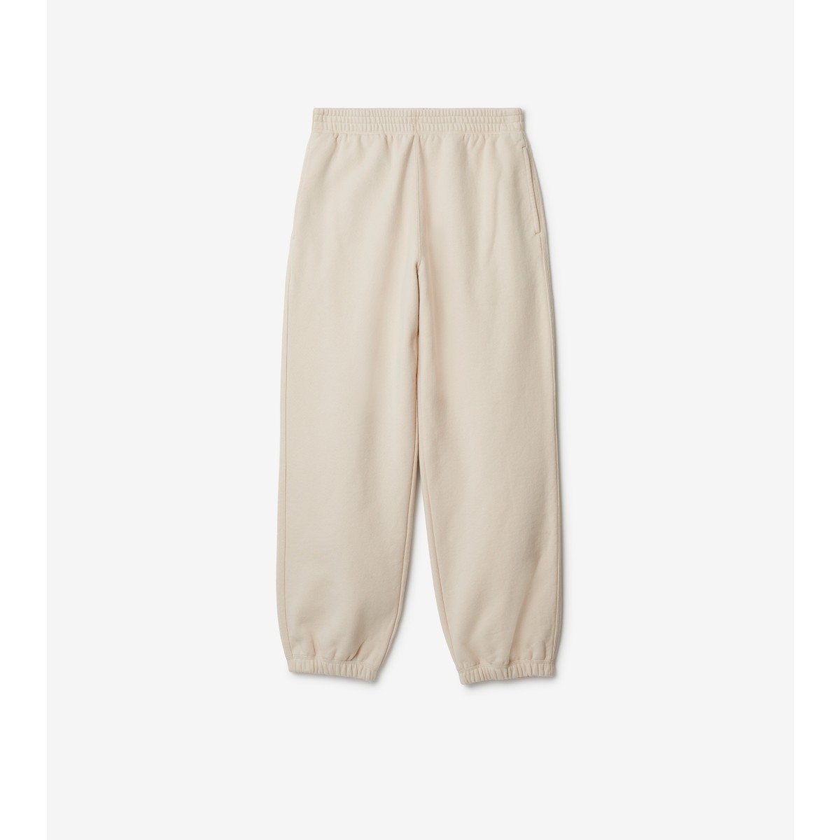 Burberry Cotton Jogging Trousers In Gold