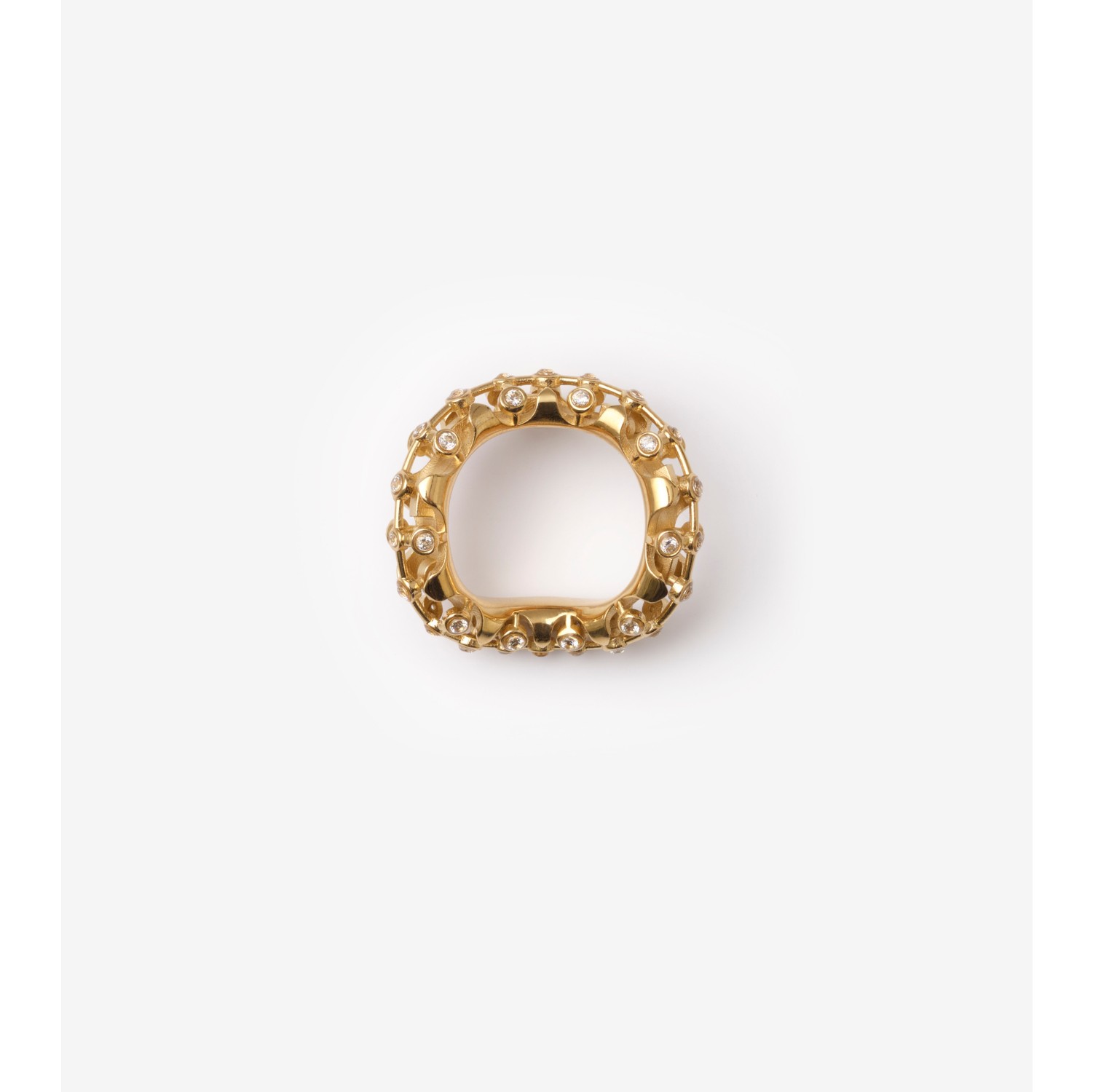 Thorn Stacking Rings in Gold/clear - Women | Burberry® Official