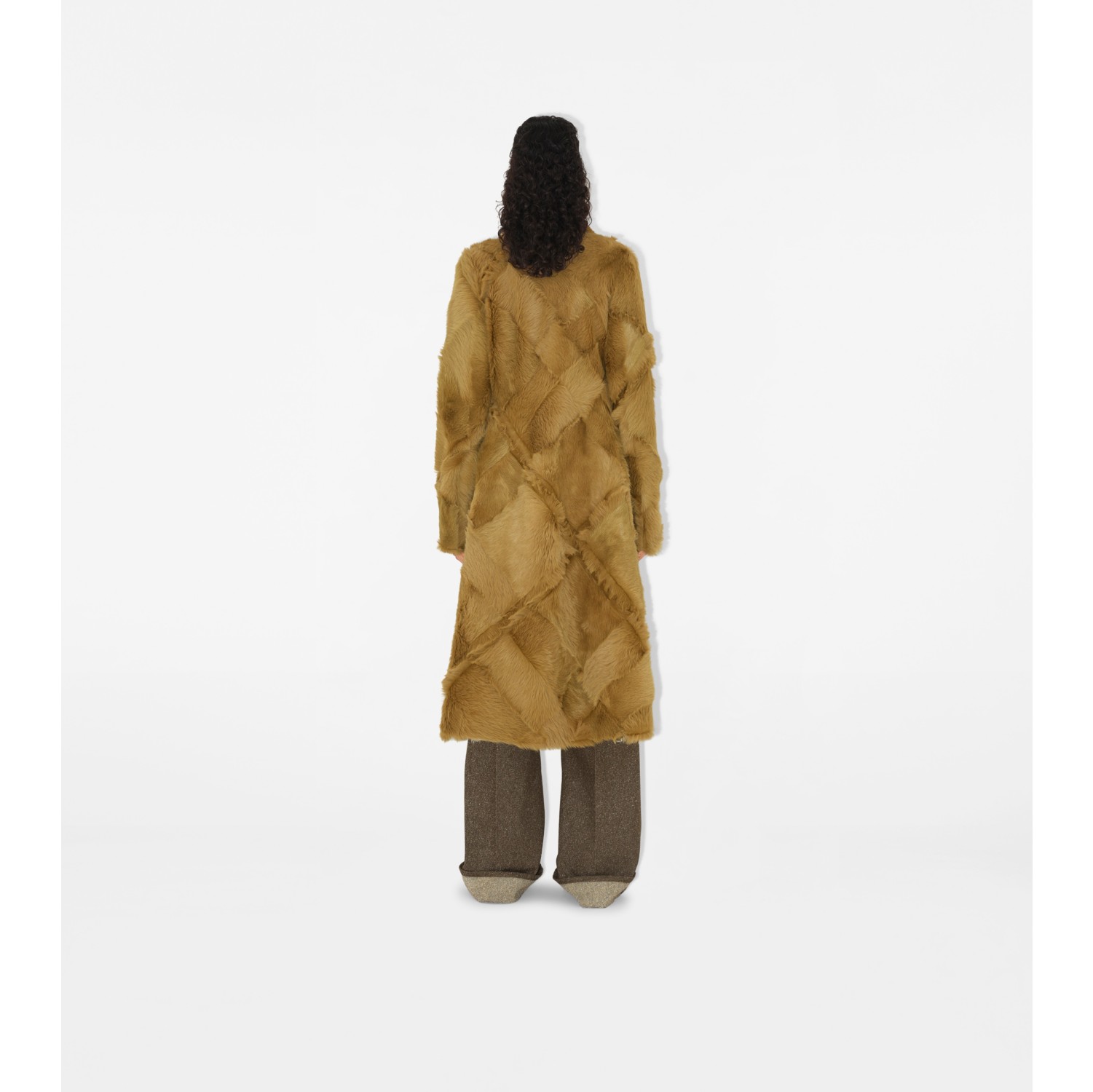 Patchwork Calf Hair Coat