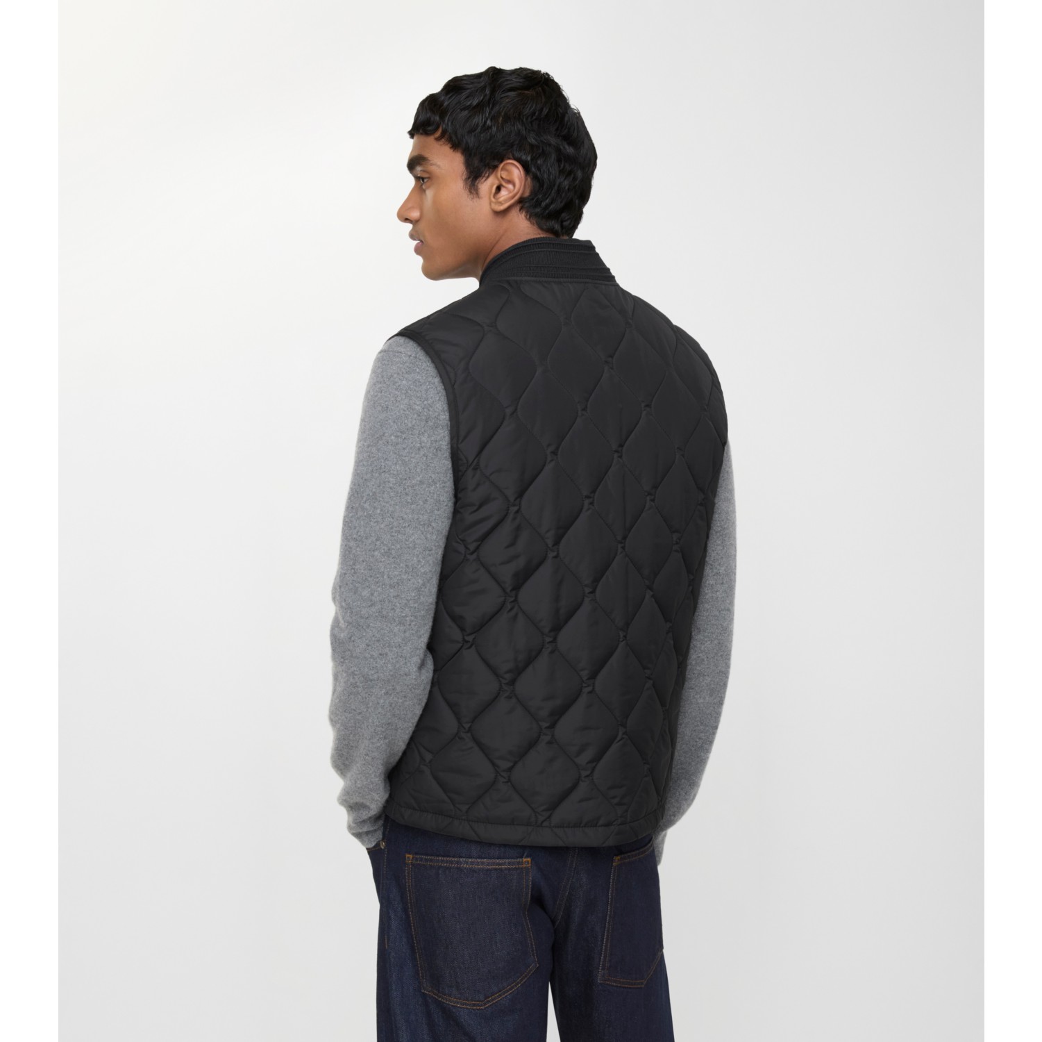 Quilted Nylon Gilet in Black - Men | Burberry® Official