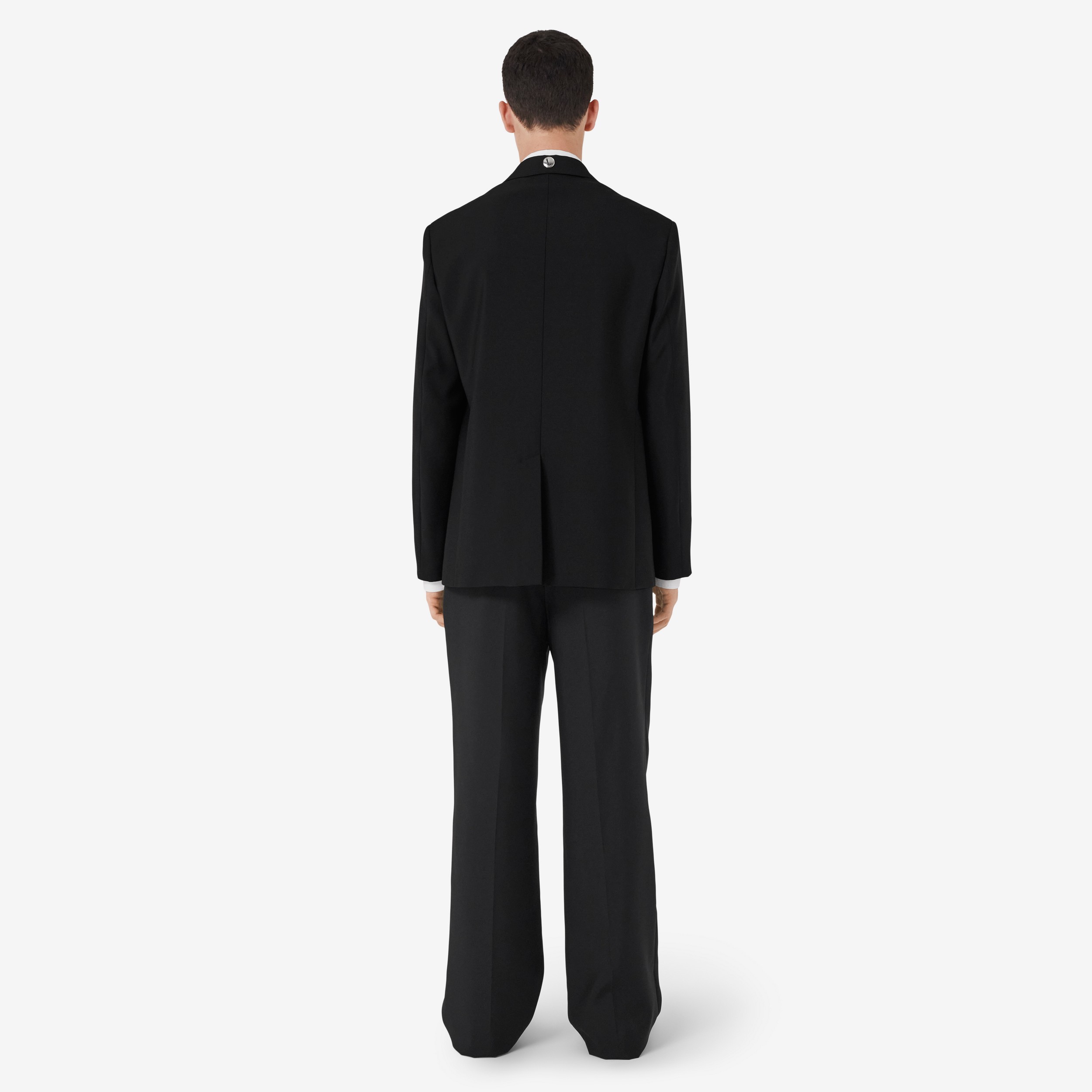 Veste de costume en laine (Noir) - Homme | Site officiel Burberry® - 4