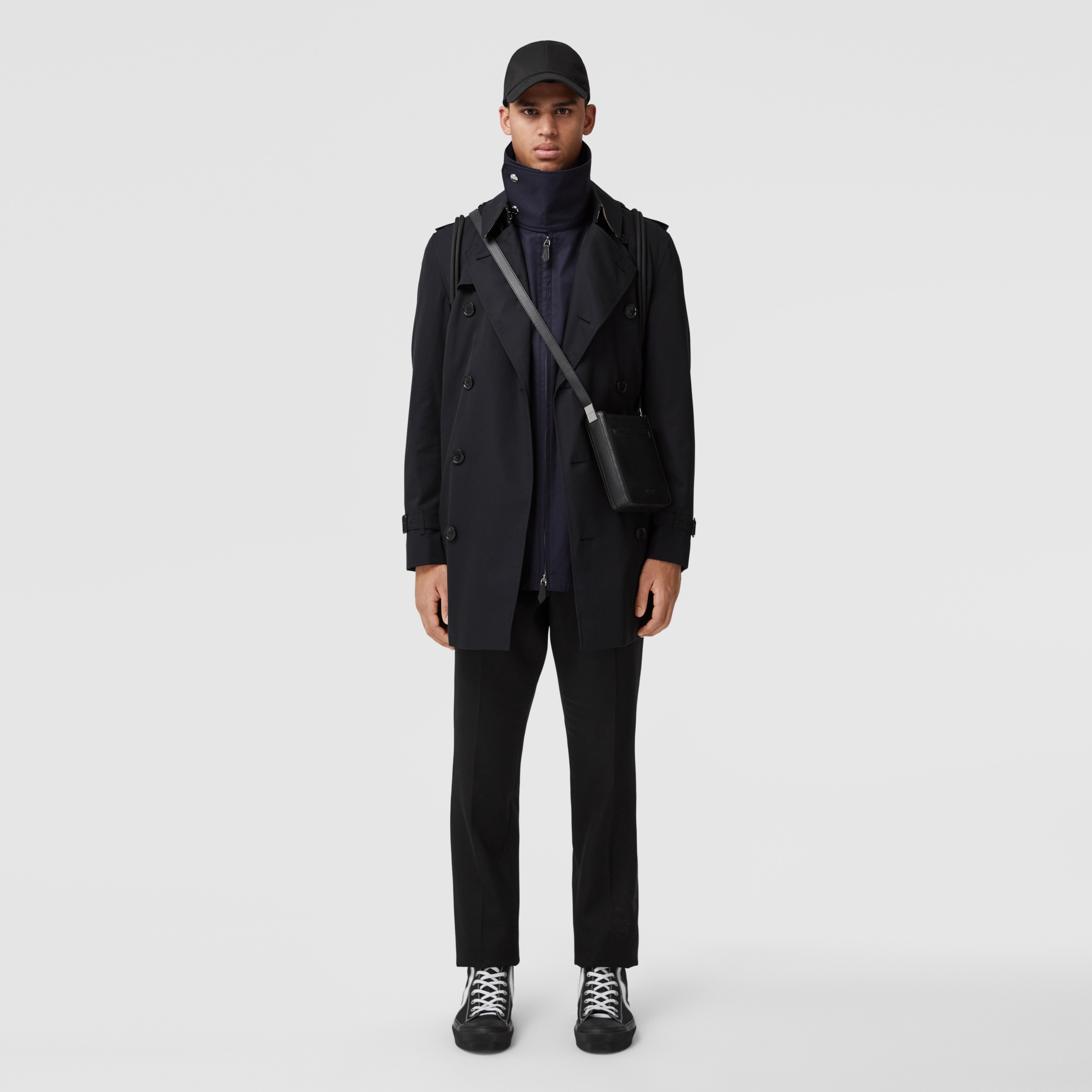 burberry trench coat black men