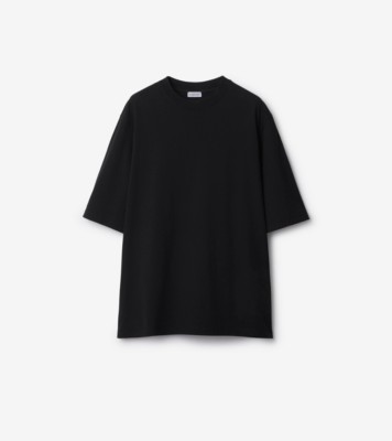 ペア コットンTシャツ (ブラック) - メンズ, コットン | Burberry®公式 