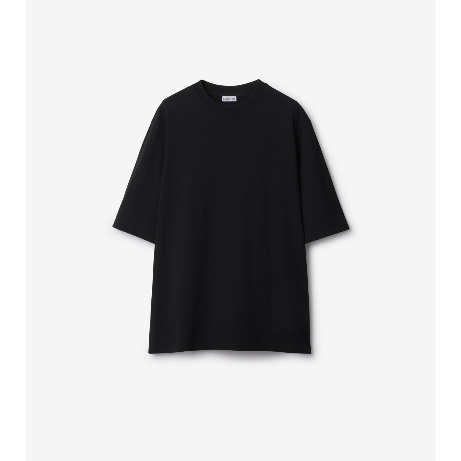 Pear Cotton T-shirt in Black - Men | Burberry® Official