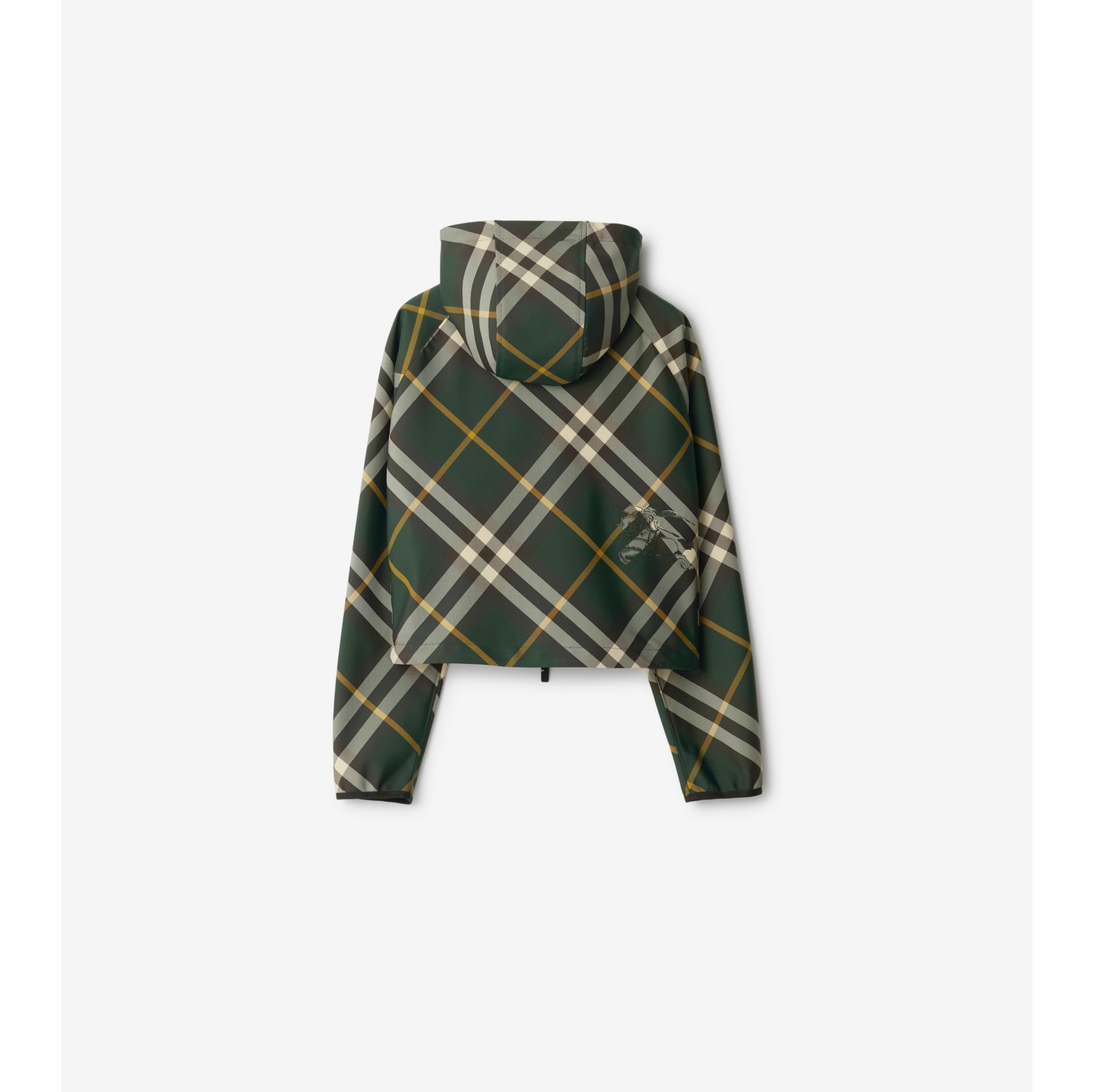 Cropped Check Lightweight Jacket