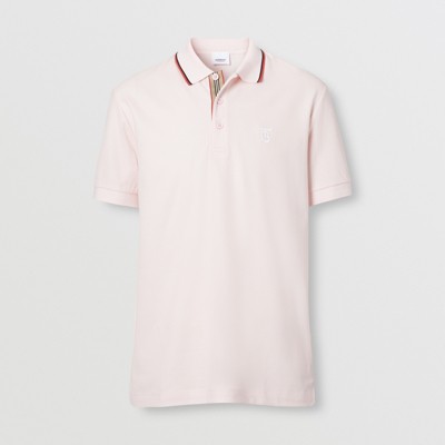 pink burberry polo shirt