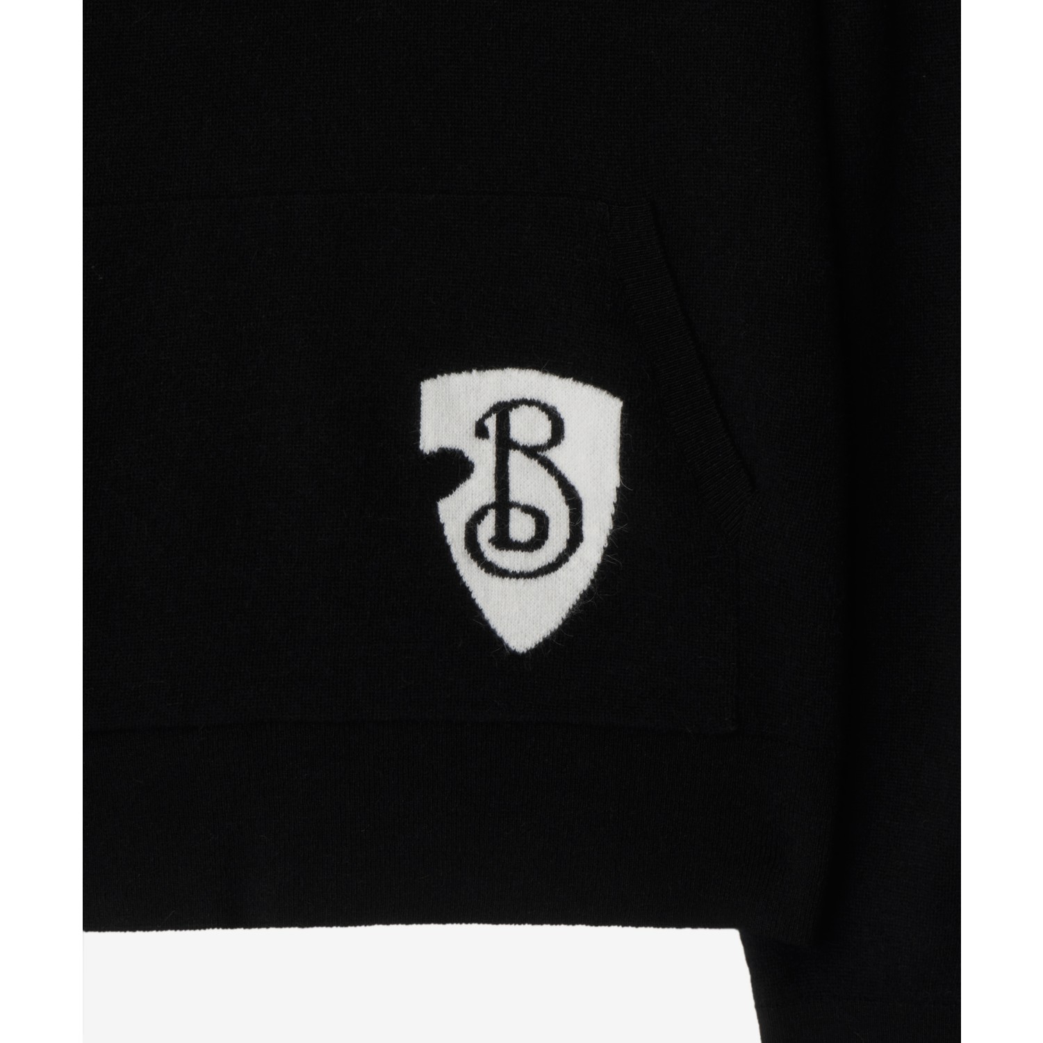 B Shield Wool Blend Hoodie