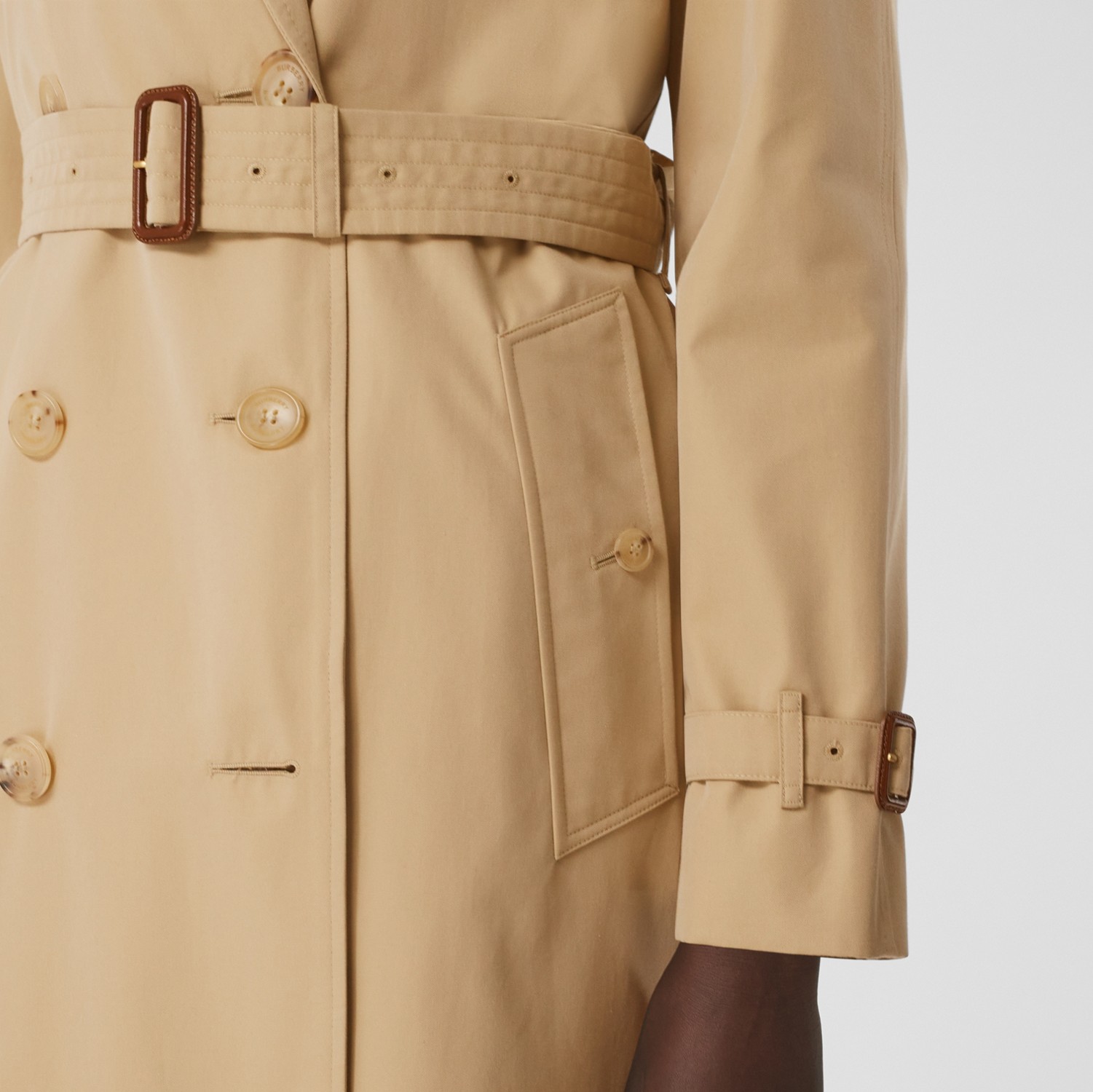 The Waterloo - Trench coat Heritage longo (Mel) - Mulheres | Burberry® oficial