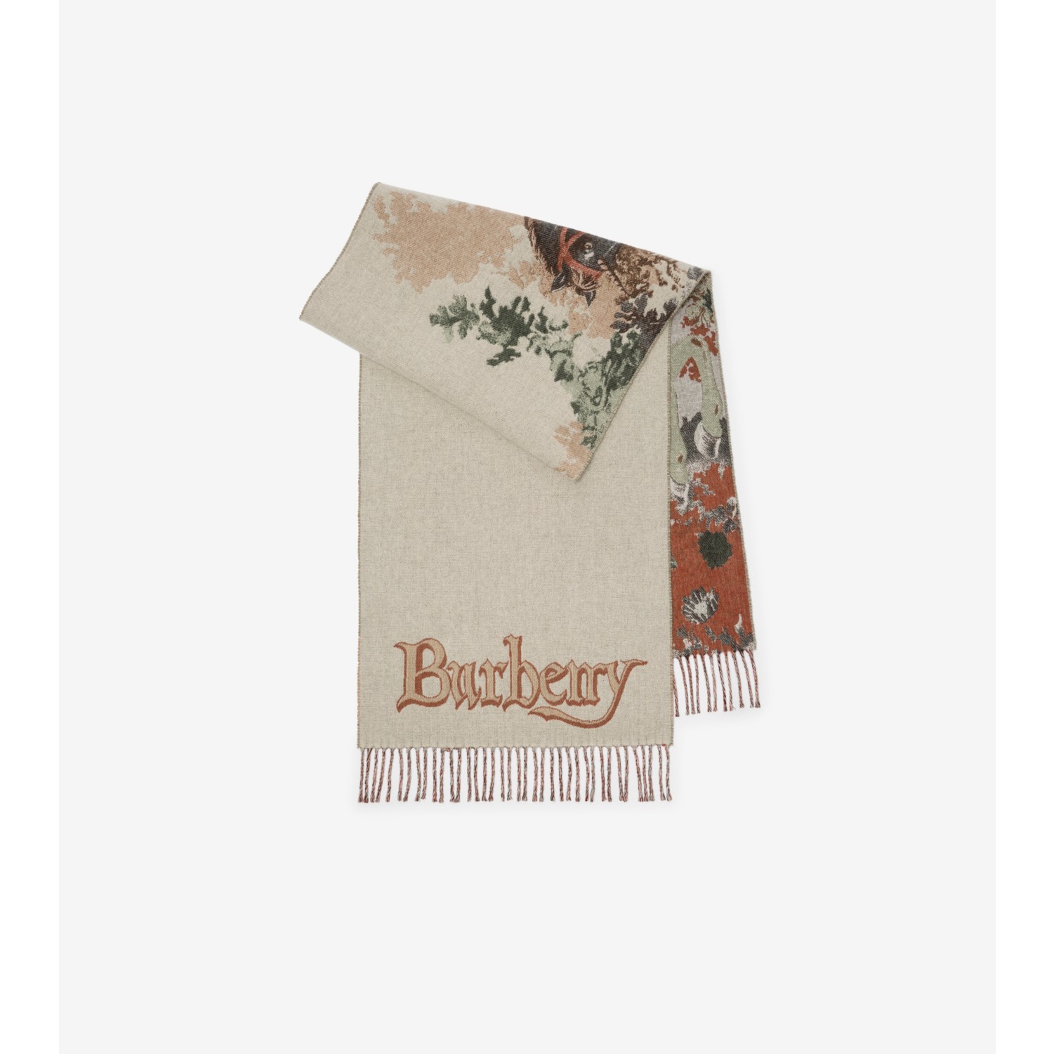 Stallion Portrait​ Cashmere Scarf